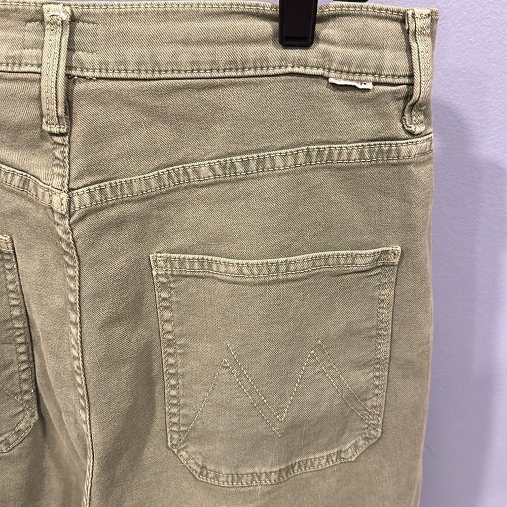 Mother Green The Wrapper Patch Springy Ankle Jogg… - image 4